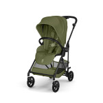 Cybex Melio Carbon 2026 - ultralekki wózek spacerowy z włókna węglowego, odwracane siedzisko • Moss Green
