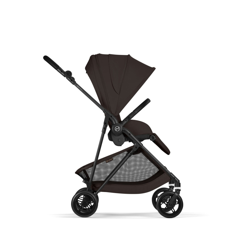 Cybex Melio Carbon 2026 - ultralekki wózek spacerowy z włókna węglowego, odwracane siedzisko • Chocolate Brown Cybex Melio Carbon 2026 - ultralekki wózek spacerowy z włókna węglowego, odwracane siedzisko • Chocolate Brown