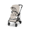 Cybex Melio Carbon 2026 - ultralekki wózek spacerowy z włókna węglowego, odwracane siedzisko • Dune Grey