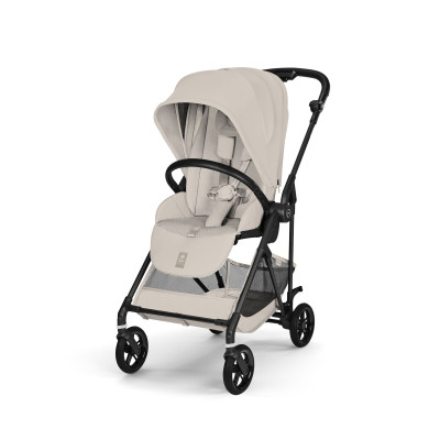 Cybex Melio Carbon 2026 - ultralekki wózek spacerowy z włókna węglowego, odwracane siedzisko • Dune Grey
