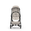 Cybex Melio Carbon 2026 - ultralekki wózek spacerowy z włókna węglowego, odwracane siedzisko • Dune Grey