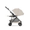 Cybex Melio Carbon 2026 - ultralekki wózek spacerowy z włókna węglowego, odwracane siedzisko • Dune Grey