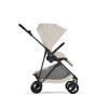 Cybex Melio Carbon 2026 - ultralekki wózek spacerowy z włókna węglowego, odwracane siedzisko • Dune Grey