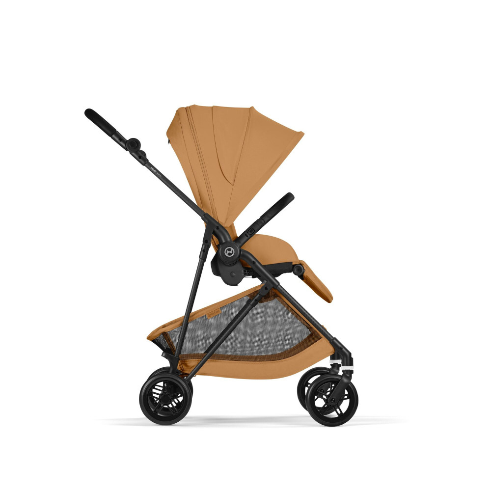 Cybex Melio Carbon 2026 - ultralekki wózek spacerowy z włókna węglowego, odwracane siedzisko • Cinnamon Yellow Cybex Melio Carbon 2026 - ultralekki wózek spacerowy z włókna węglowego, odwracane siedzisko • Cinnamon Yellow