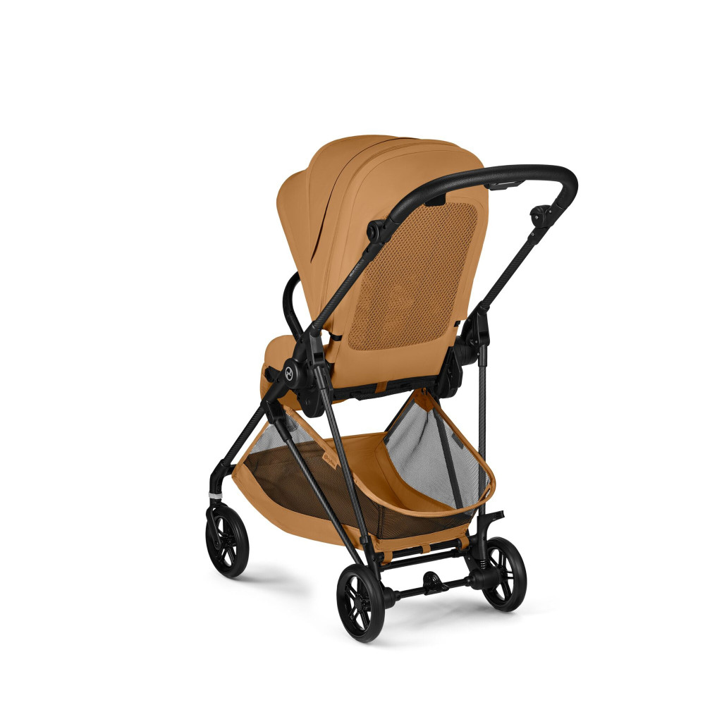 Cybex Melio Carbon 2026 - ultralekki wózek spacerowy z włókna węglowego, odwracane siedzisko • Cinnamon Yellow Cybex Melio Carbon 2026 - ultralekki wózek spacerowy z włókna węglowego, odwracane siedzisko • Cinnamon Yellow