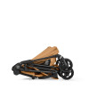 Cybex Melio Carbon 2026 - ultralekki wózek spacerowy z włókna węglowego, odwracane siedzisko • Cinnamon Yellow