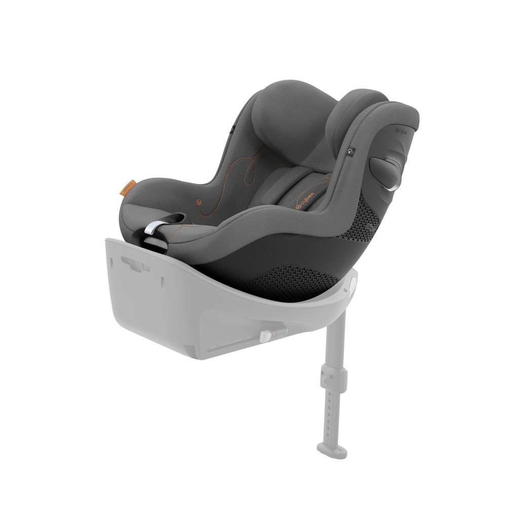 Cybex Sirona G i-Size - obrotowy fotelik samochodowy (3 mc - 4 lat / 61 - 105 cm) • Lava Grey Comfort