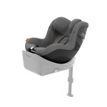 Cybex Sirona G i-Size - obrotowy fotelik samochodowy (3 mc - 4 lat / 61 - 105 cm) • Lava Grey Comfort