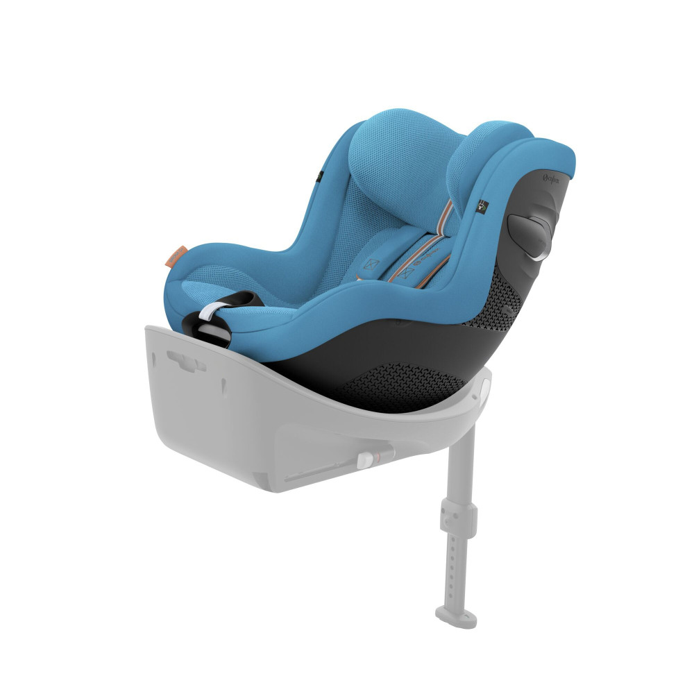 Cybex Sirona G i-Size - obrotowy fotelik samochodowy (3 mc - 4 lat / 61 - 105 cm) • Beach Blue Plus