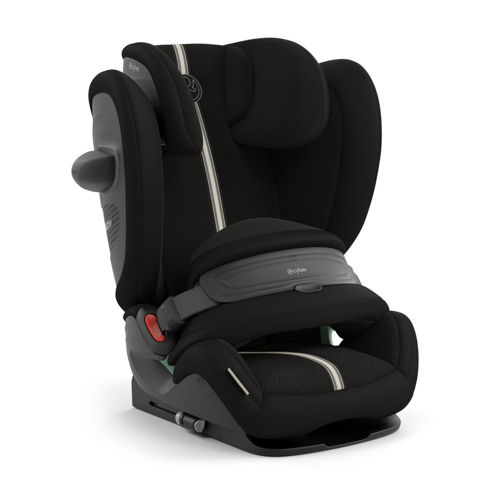 Cybex Pallas G3 i-Size - fotelik samochodowy przodem do kierunku jazdy (15 mc - 12 lat / 76 - 150 cm), z osłoną przed uderzeniem, ISOFIX z Top Tether • Moon Black Plus