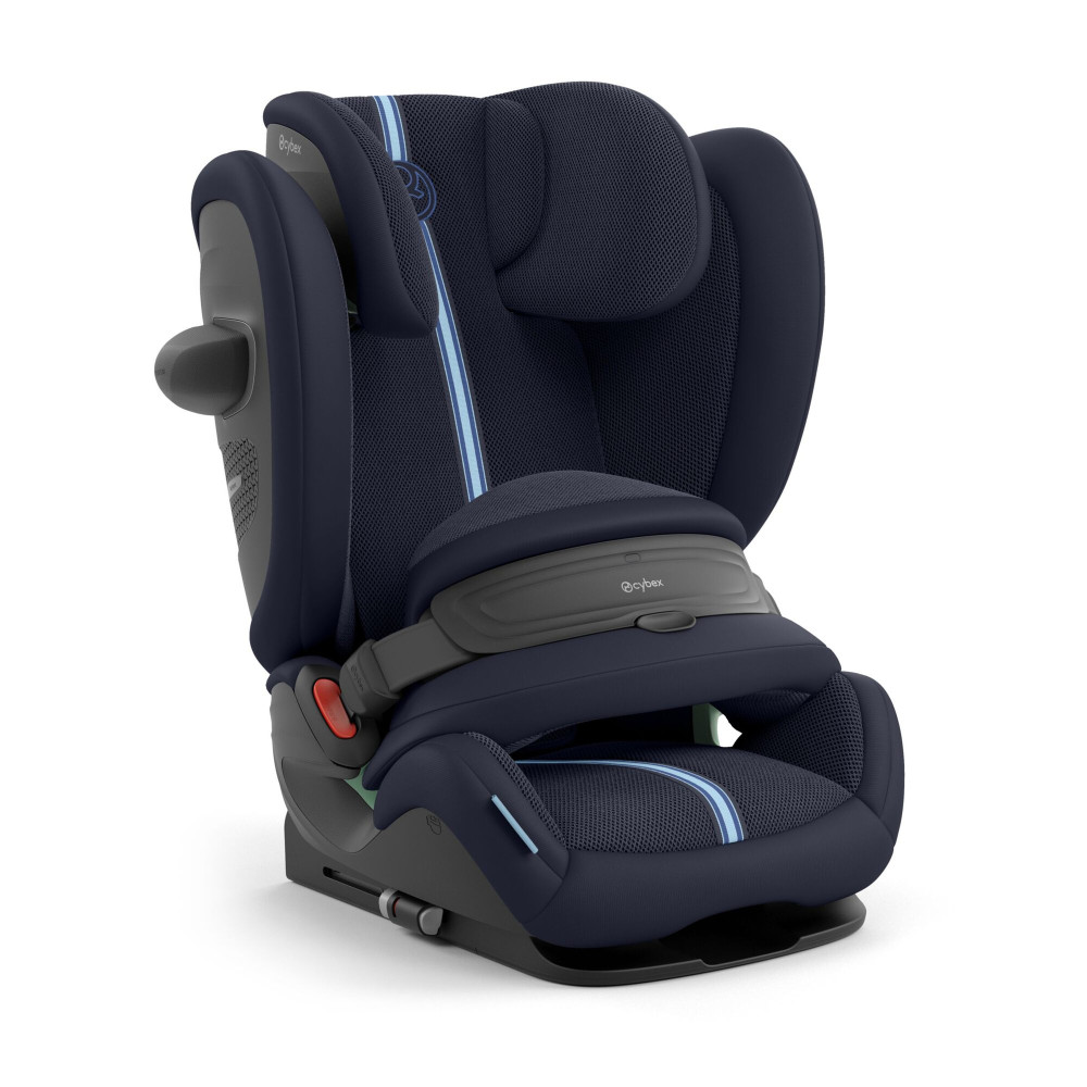 Cybex Pallas G3 i-Size - fotelik samochodowy przodem do kierunku jazdy (15 mc - 12 lat / 76 - 150 cm), z osłoną przed uderzeniem, ISOFIX z Top Tether • Ocean Blue Plus