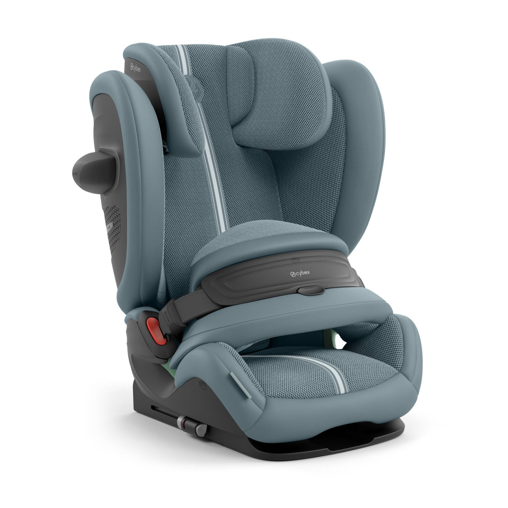 Cybex Pallas G3 i-Size - fotelik samochodowy przodem do kierunku jazdy (15 mc - 12 lat / 76 - 150 cm), z osłoną przed uderzeniem, ISOFIX z Top Tether • Stormy Blue Plus