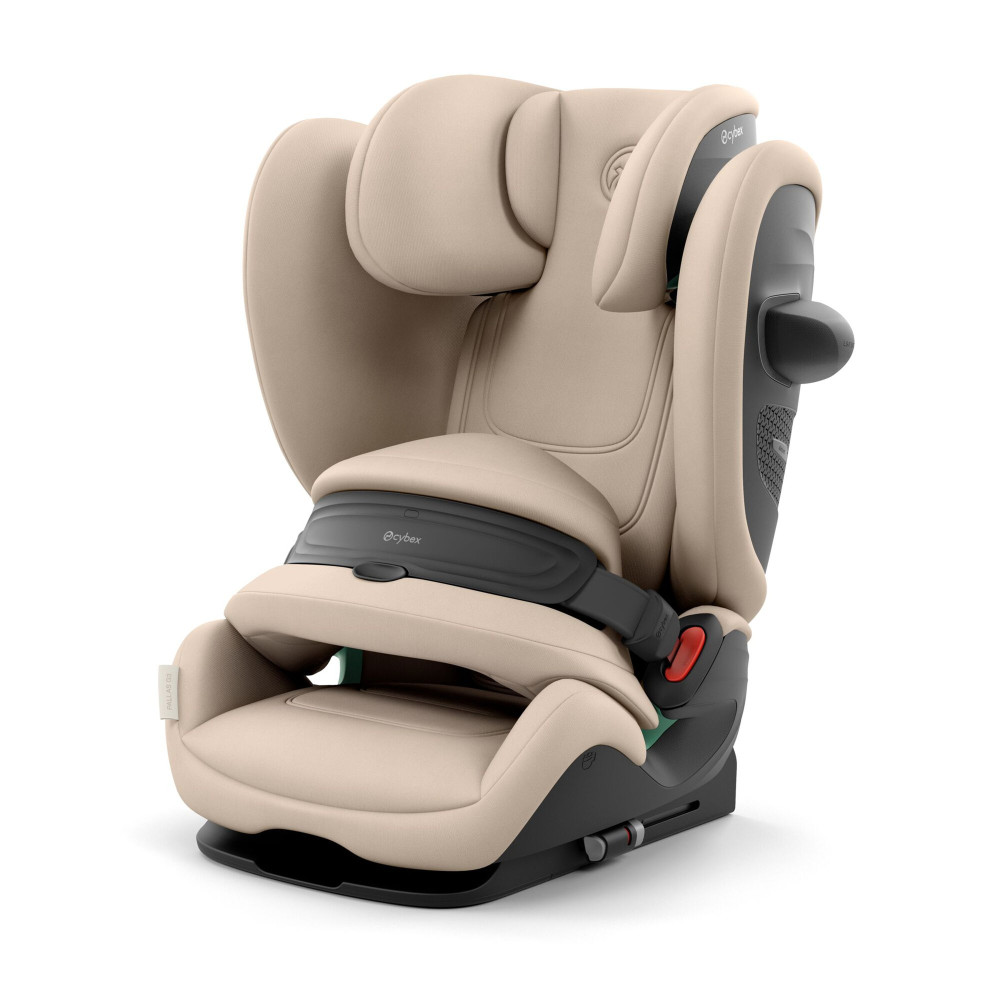 Cybex Pallas G3 i-Size - fotelik samochodowy przodem do kierunku jazdy (15 mc - 12 lat / 76 - 150 cm), z osłoną przed uderzeniem, ISOFIX z Top Tether • Almond Beige Comfort