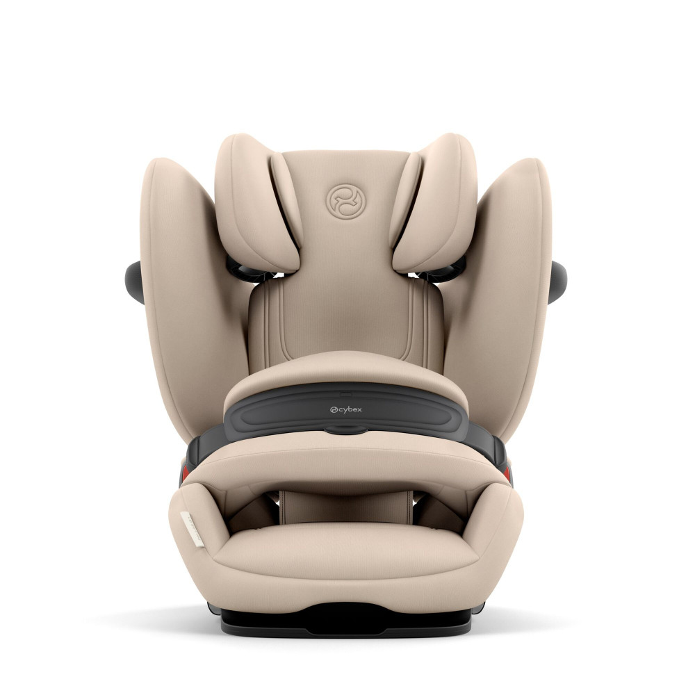 Cybex Pallas G3 i-Size - fotelik samochodowy przodem do kierunku jazdy (15 mc - 12 lat / 76 - 150 cm), z osłoną przed uderzeniem, ISOFIX z Top Tether • Almond Beige Comfort