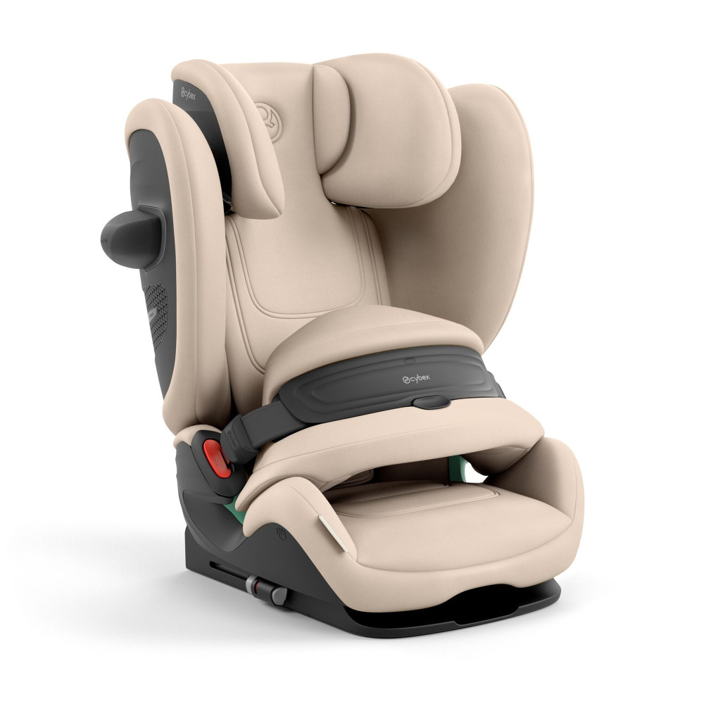 Cybex Pallas G3 i-Size - fotelik samochodowy przodem do kierunku jazdy (15 mc - 12 lat / 76 - 150 cm), z osłoną przed uderzeniem, ISOFIX z Top Tether • Almond Beige Comfort