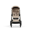 Cybex Balios S Lux 2026 - wózek spacerowy z odwracanym siedziskiem, pozycją leżącą i składaniem jedną ręką • Almond Beige