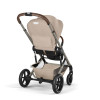 Cybex Balios S Lux 2026 - wózek spacerowy z odwracanym siedziskiem, pozycją leżącą i składaniem jedną ręką • Almond Beige