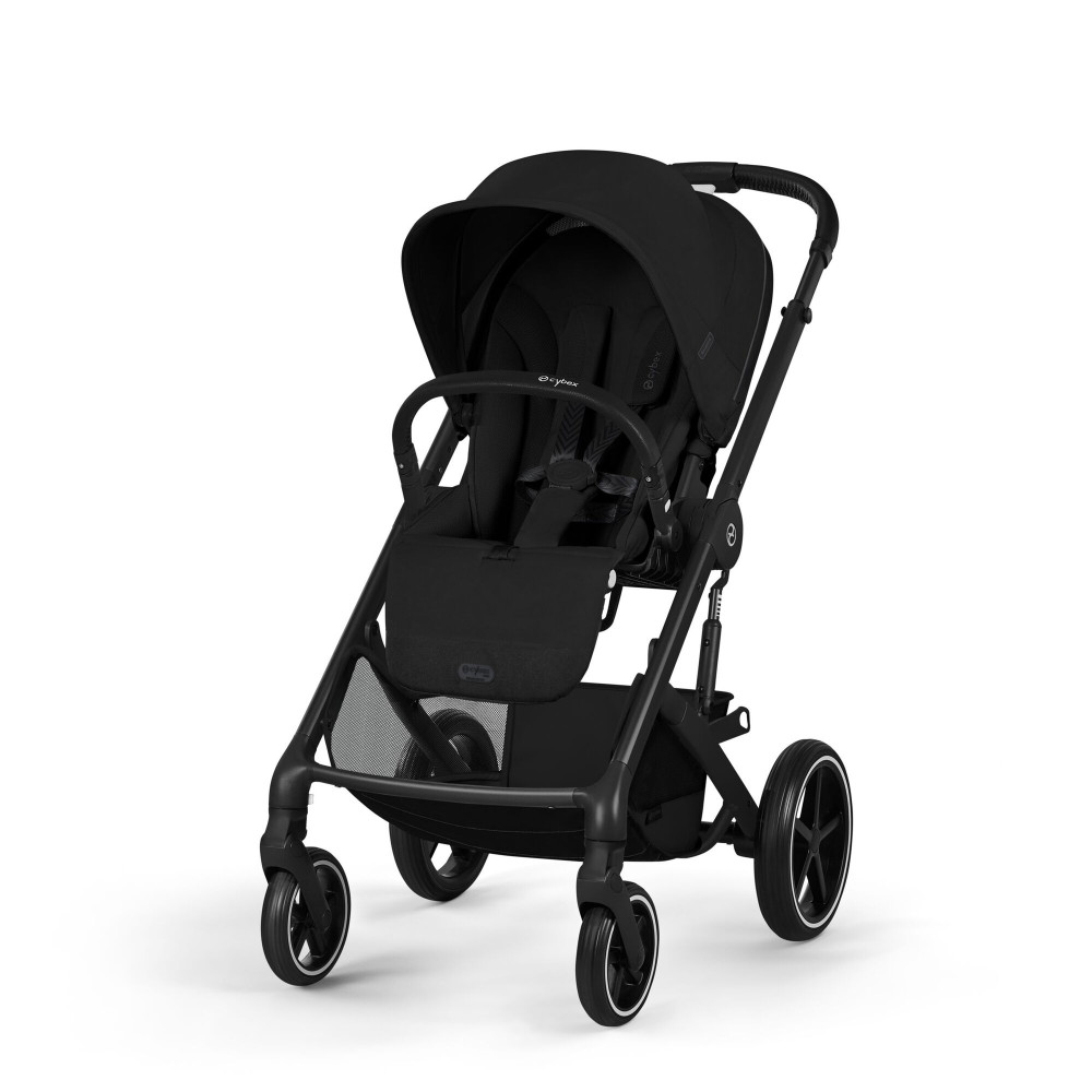 Cybex Balios S Lux 2026 - wózek spacerowy z odwracanym siedziskiem, pozycją leżącą i składaniem jedną ręką • Moon Black