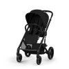 Cybex Balios S Lux 2026 - wózek 2w1 ze składaną gondolą i odwracanym siedziskiem • Moon Black