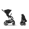 Cybex Balios S Lux 2026 - wózek 2w1 ze składaną gondolą i odwracanym siedziskiem • Moon Black