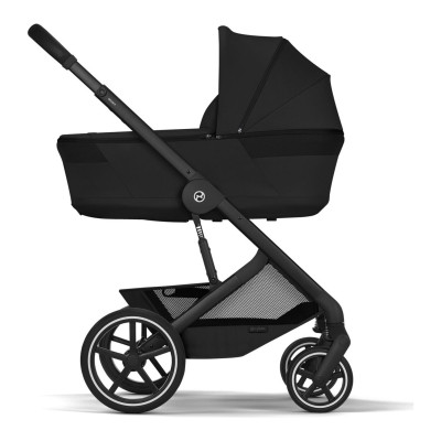 Cybex Balios S Lux 2026 - коляска 2в1 зі складаною люлькою та реверсивним сидінням • Moon Black