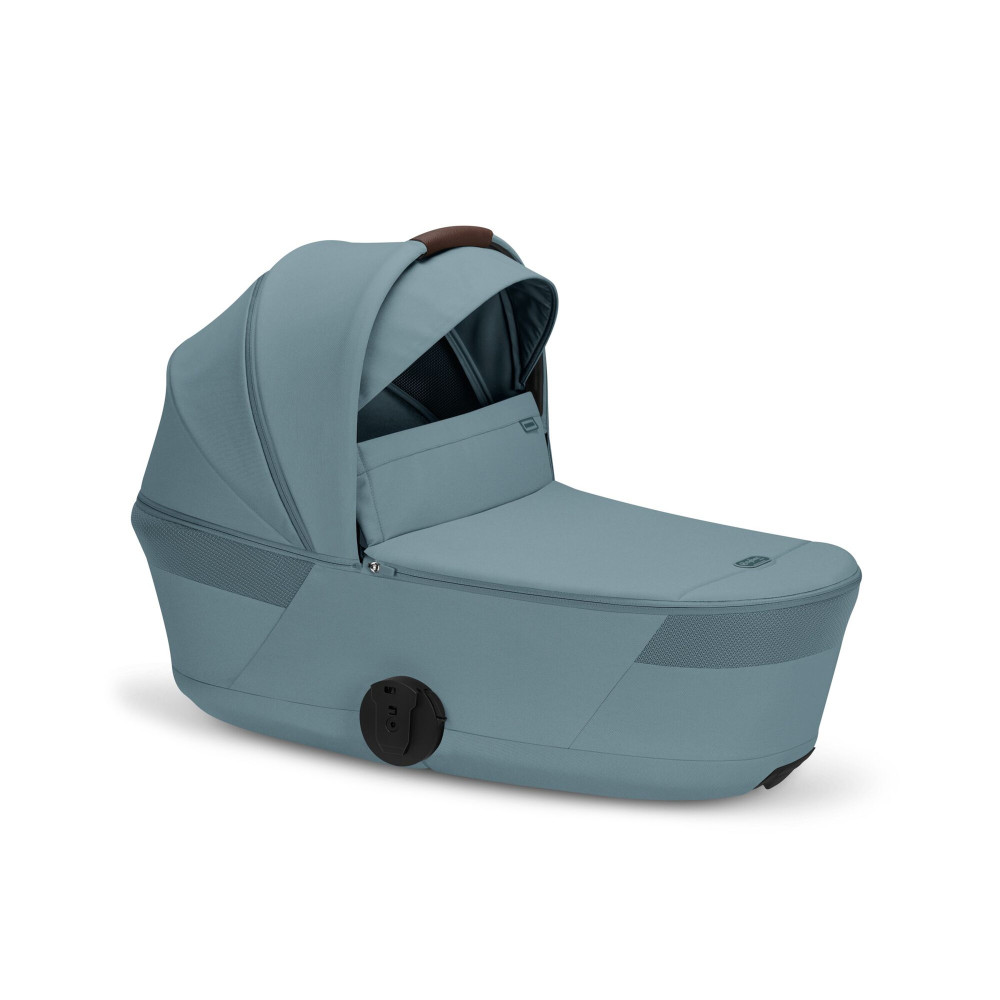 Cybex Balios S Lux 2026 - wózek 2w1 ze składaną gondolą i odwracanym siedziskiem • Stormy Blue