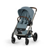 Cybex Balios S Lux 2026 - wózek 2w1 ze składaną gondolą i odwracanym siedziskiem • Stormy Blue