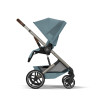 Cybex Balios S Lux 2026 - wózek 2w1 ze składaną gondolą i odwracanym siedziskiem • Stormy Blue
