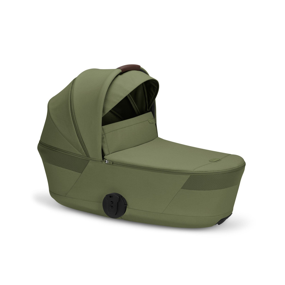 Cybex Balios S Lux 2026 - wózek 2w1 ze składaną gondolą i odwracanym siedziskiem • Moss Green
