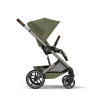 Cybex Balios S Lux 2026 - wózek 2w1 ze składaną gondolą i odwracanym siedziskiem • Moss Green