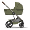 Cybex Balios S Lux 2026 - коляска 2в1 зі складаною люлькою та реверсивним сидінням • Moss Green