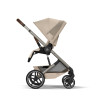 Cybex Balios S Lux 2026 - wózek 2w1 z gondolą Cot S Lux i odwracanym siedziskiem • Almond Beige
