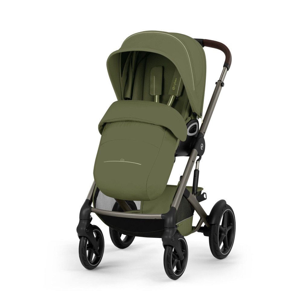 Cybex Talos S Lux 2026 - wózek spacerowy na każdy teren, odwracane siedzisko, składany jedną ręką • Moss Green