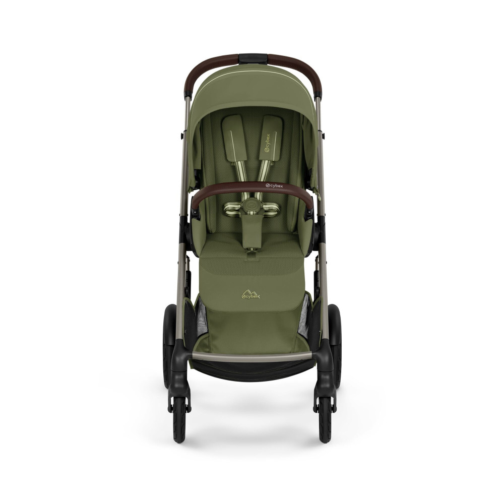 Cybex Talos S Lux 2026 - wózek spacerowy na każdy teren, odwracane siedzisko, składany jedną ręką • Moss Green