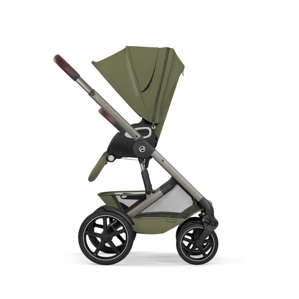 Cybex Talos S Lux 2026 - wózek spacerowy na każdy teren, odwracane siedzisko, składany jedną ręką • Moss Green