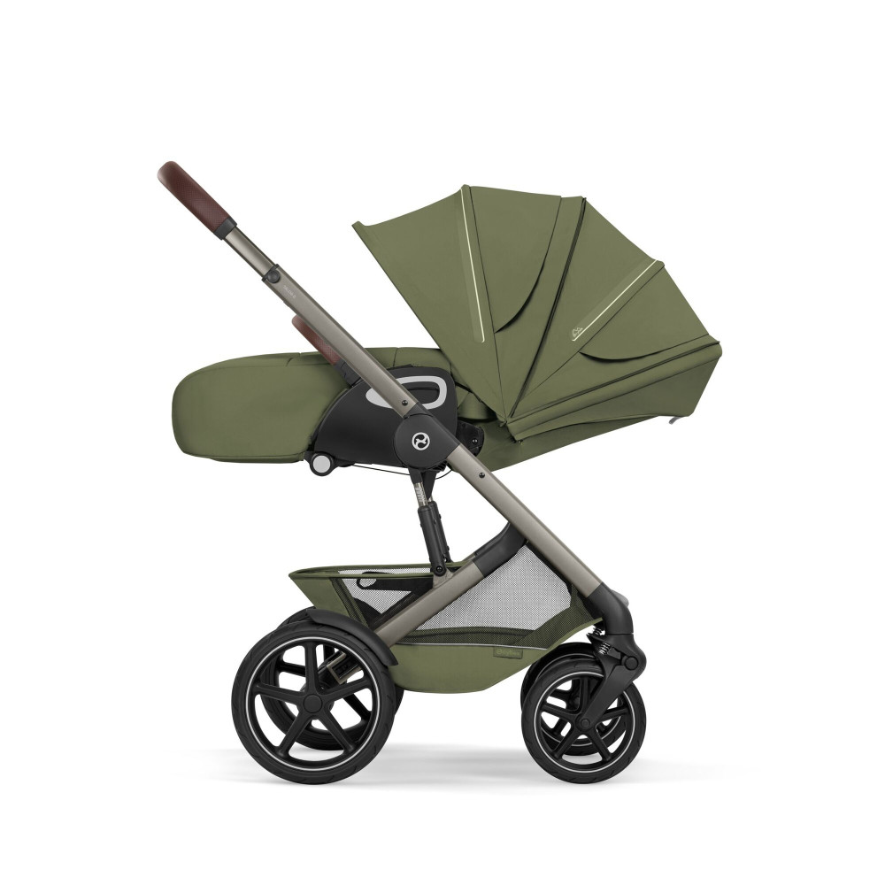 Cybex Talos S Lux 2026 - wózek spacerowy na każdy teren, odwracane siedzisko, składany jedną ręką • Moss Green