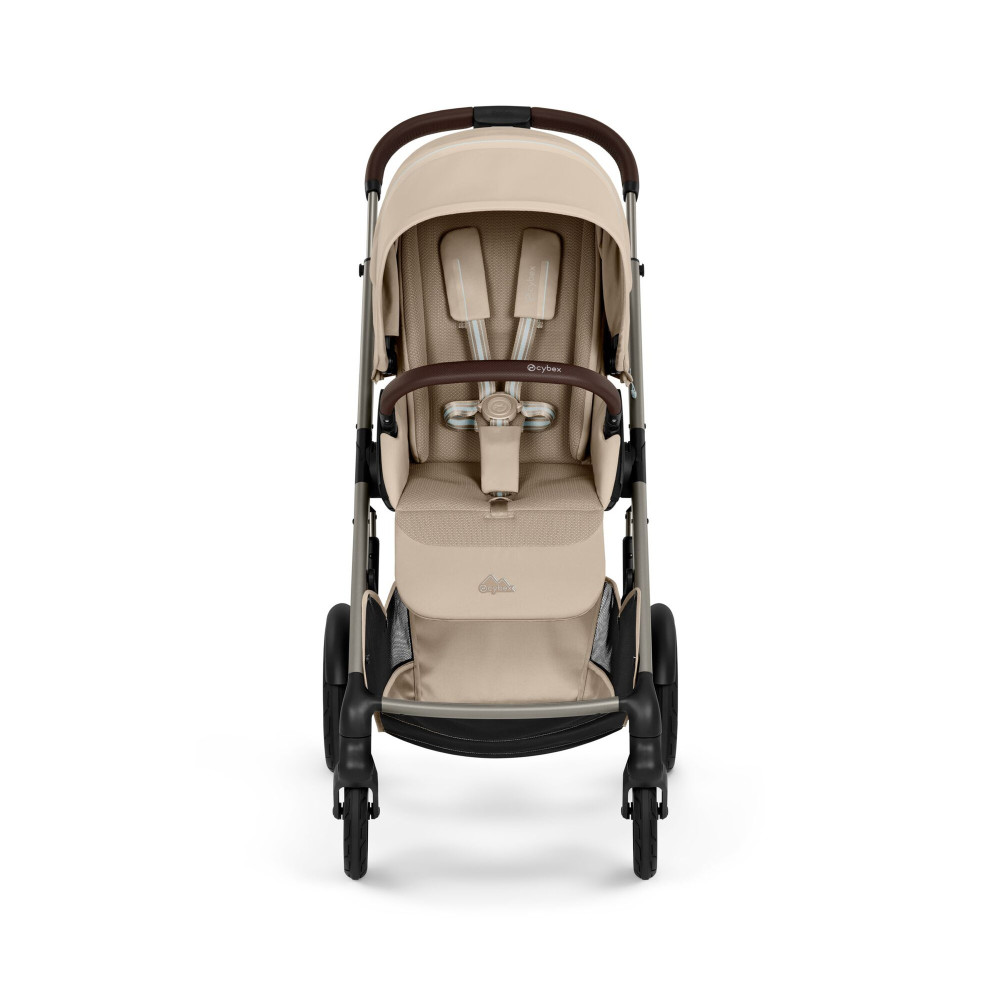 Cybex Talos S Lux 2026 - wózek spacerowy na każdy teren, odwracane siedzisko, składany jedną ręką • Almond Beige