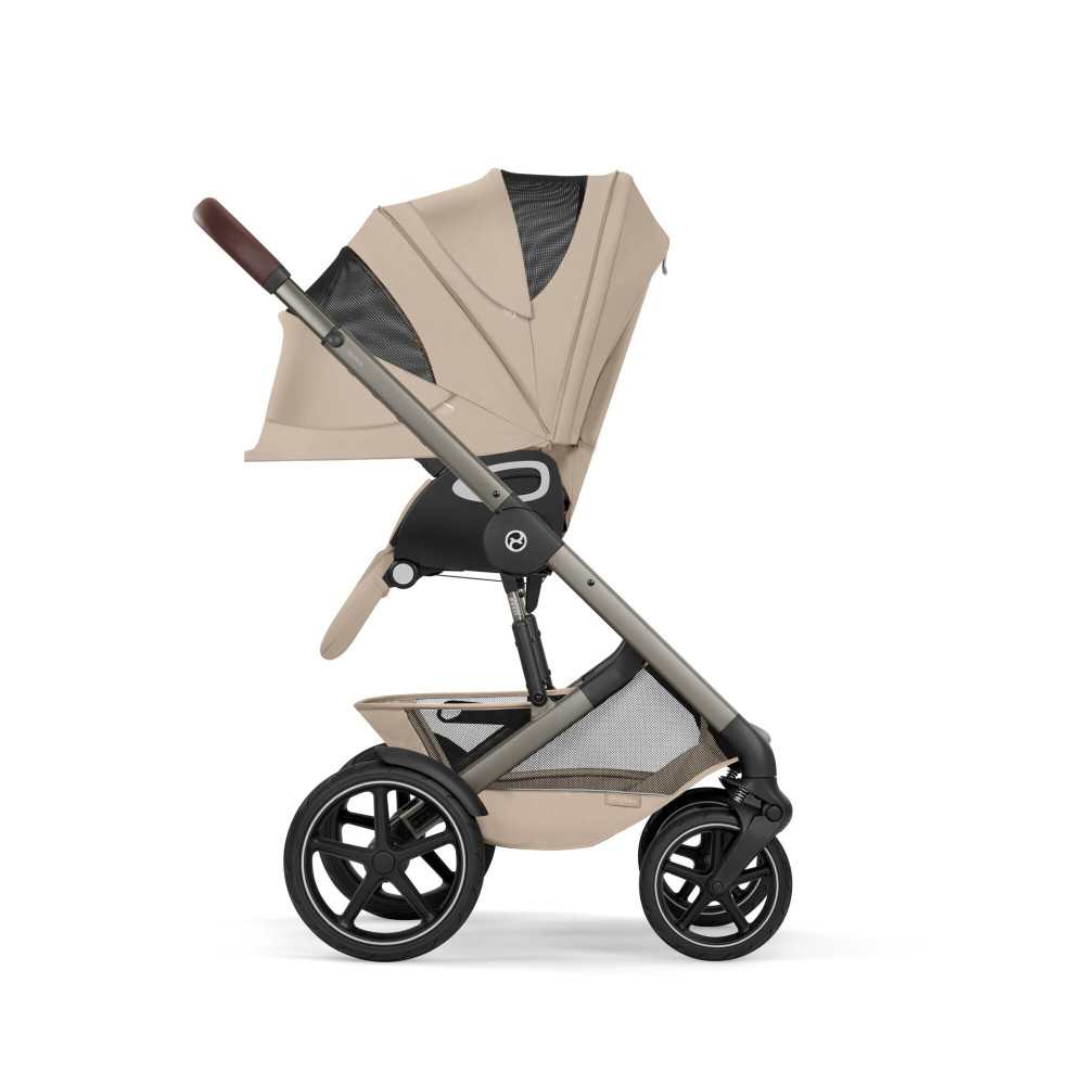 Cybex Talos S Lux 2026 - wózek spacerowy na każdy teren, odwracane siedzisko, składany jedną ręką • Almond Beige
