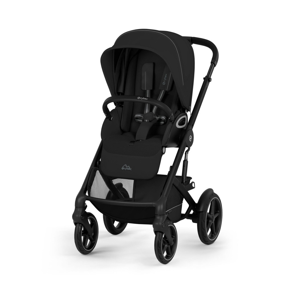 Cybex Talos S Lux 2026 - wózek spacerowy na każdy teren, odwracane siedzisko, składany jedną ręką • Moon Black