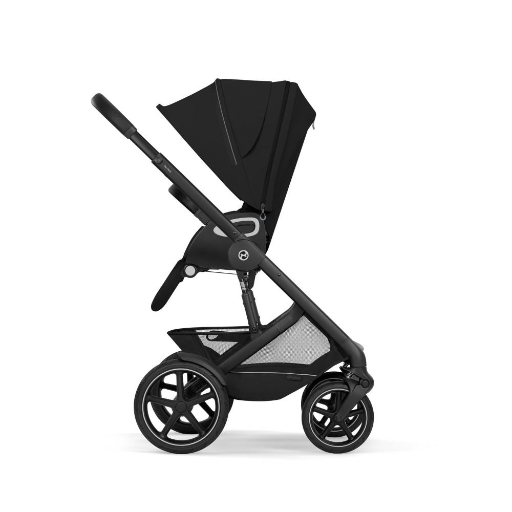 Cybex Talos S Lux 2026 - wózek spacerowy na każdy teren, odwracane siedzisko, składany jedną ręką • Moon Black