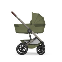 Cybex Talos S Lux 2026 - wózek 2w1 ze składaną gondolą Talos, odwracane siedzisko, składany jedną ręką • Moss Green