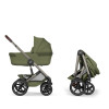 Cybex Talos S Lux 2026 - wózek 2w1 ze składaną gondolą Talos, odwracane siedzisko, składany jedną ręką • Moss Green