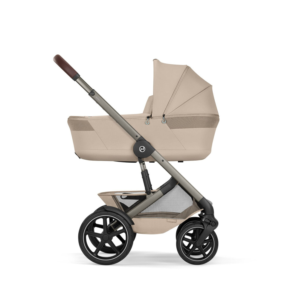 Cybex Talos S Lux 2026 - wózek 2w1 ze składaną gondolą Talos, odwracane siedzisko, składany jedną ręką • Almond Beige