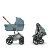 Cybex Talos S Lux 2026 - wózek 2w1 ze składaną gondolą Talos, odwracane siedzisko, składany jedną ręką • Stormy Blue