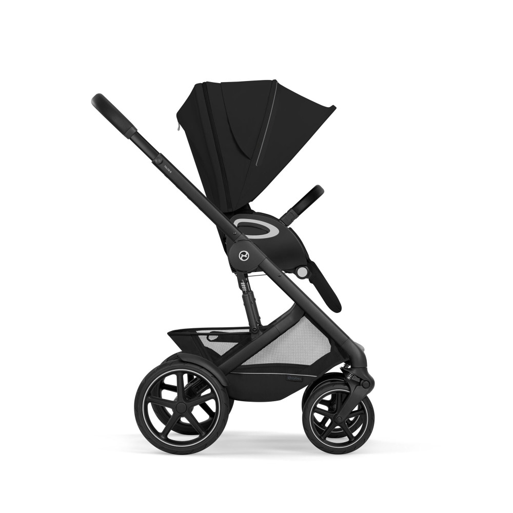 Cybex Talos S Lux 2026 - wózek 2w1 ze składaną gondolą Talos, odwracane siedzisko, składany jedną ręką • Moon Black