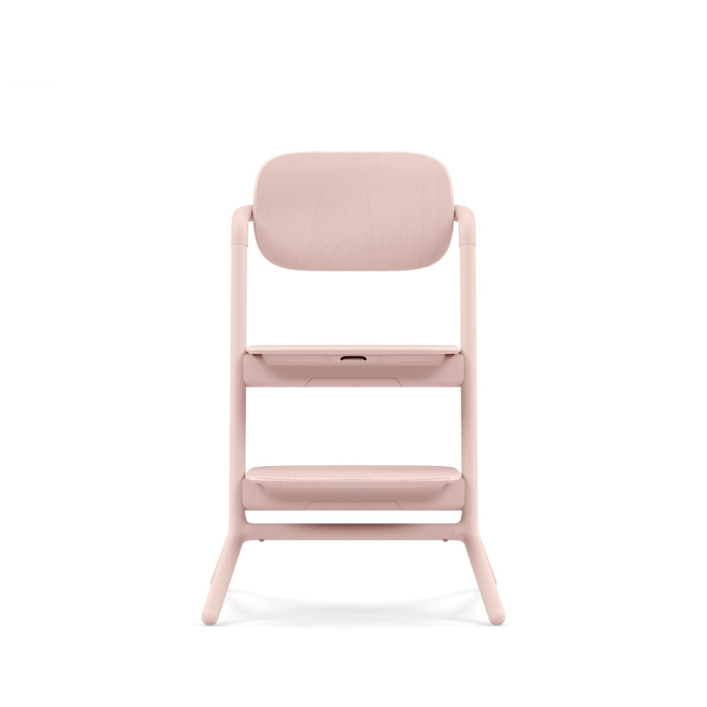 Cybex Lemo - wysokie krzesełko z bukowym siedziskiem i oparciem, regulacja jedną ręką bez narzędzi, samodzielne krzesło od 3 lat • Pearl Pink