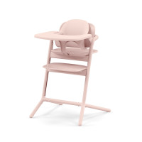 Cybex Lemo 3-in-1 - zestaw wysokiego krzesełka z Baby Set i tacką, regulacja jedną ręką bez narzędzi, od 6 miesięcy • Pearl Pink Cybex Lemo 3-in-1 - zestaw wysokiego krzesełka z Baby Set i tacką, regulacja jedną ręką bez narzędzi, od 6 miesięcy • Pearl Pink