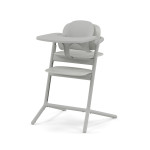 Cybex Lemo 3-in-1 - zestaw wysokiego krzesełka z Baby Set i tacką, regulacja jedną ręką bez narzędzi, od 6 miesięcy • Suede Grey