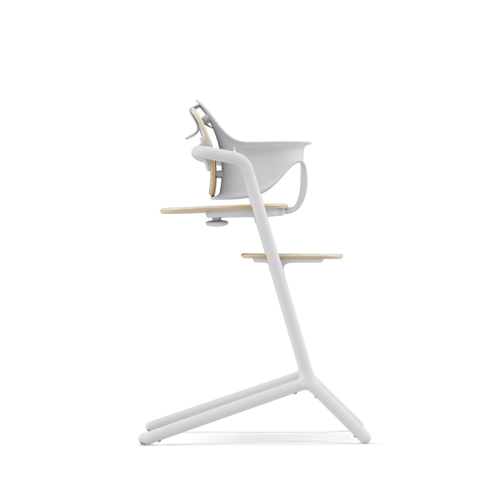 Cybex Lemo 3-in-1 - zestaw wysokiego krzesełka z Baby Set i tacką, regulacja jedną ręką bez narzędzi, od 6 miesięcy • Sand White