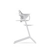 Cybex Lemo 3-in-1 - zestaw wysokiego krzesełka z Baby Set i tacką, regulacja jedną ręką bez narzędzi, od 6 miesięcy • All White